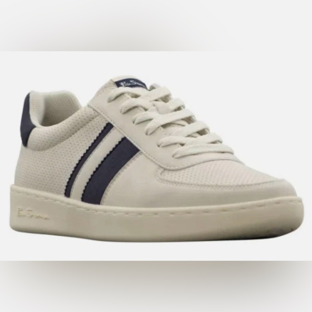 Ben Sherman Cream and Navy Sneakers Men’s